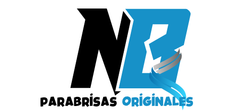 Logo en blanco y negro de parabrisas automotriz