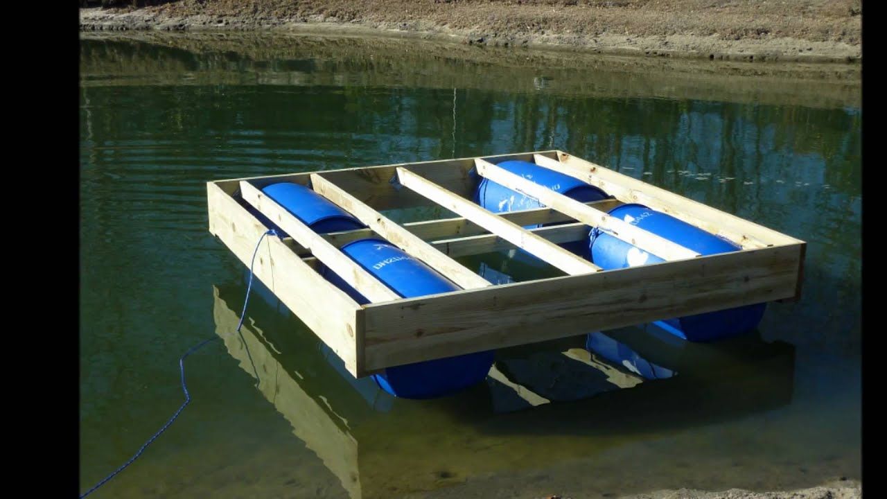 Blue Barrel Floating Dock