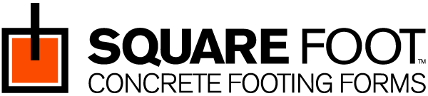 Square Foot Concrete Footing Forms Logo