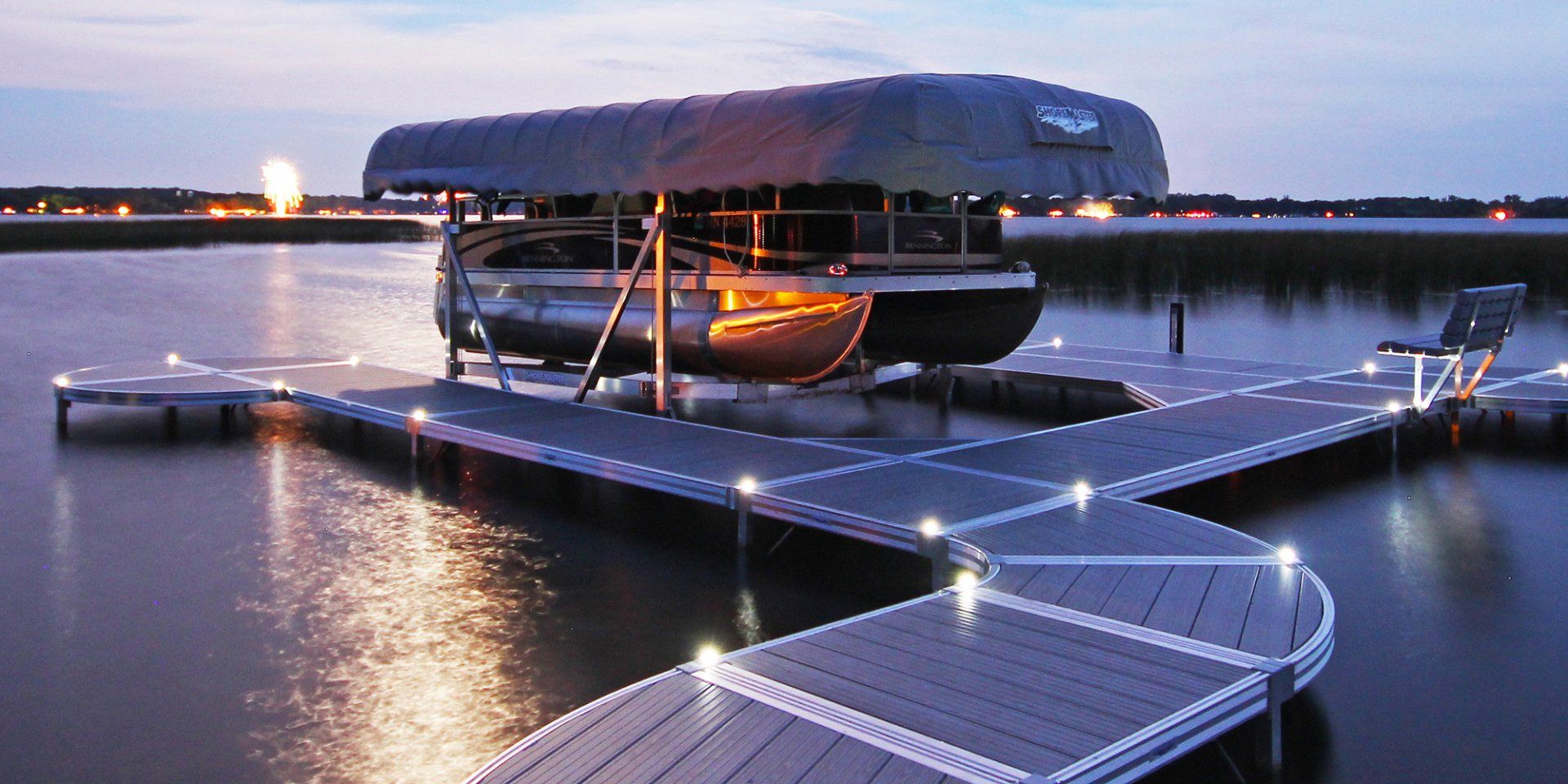 ShoreMaster Dock with lights