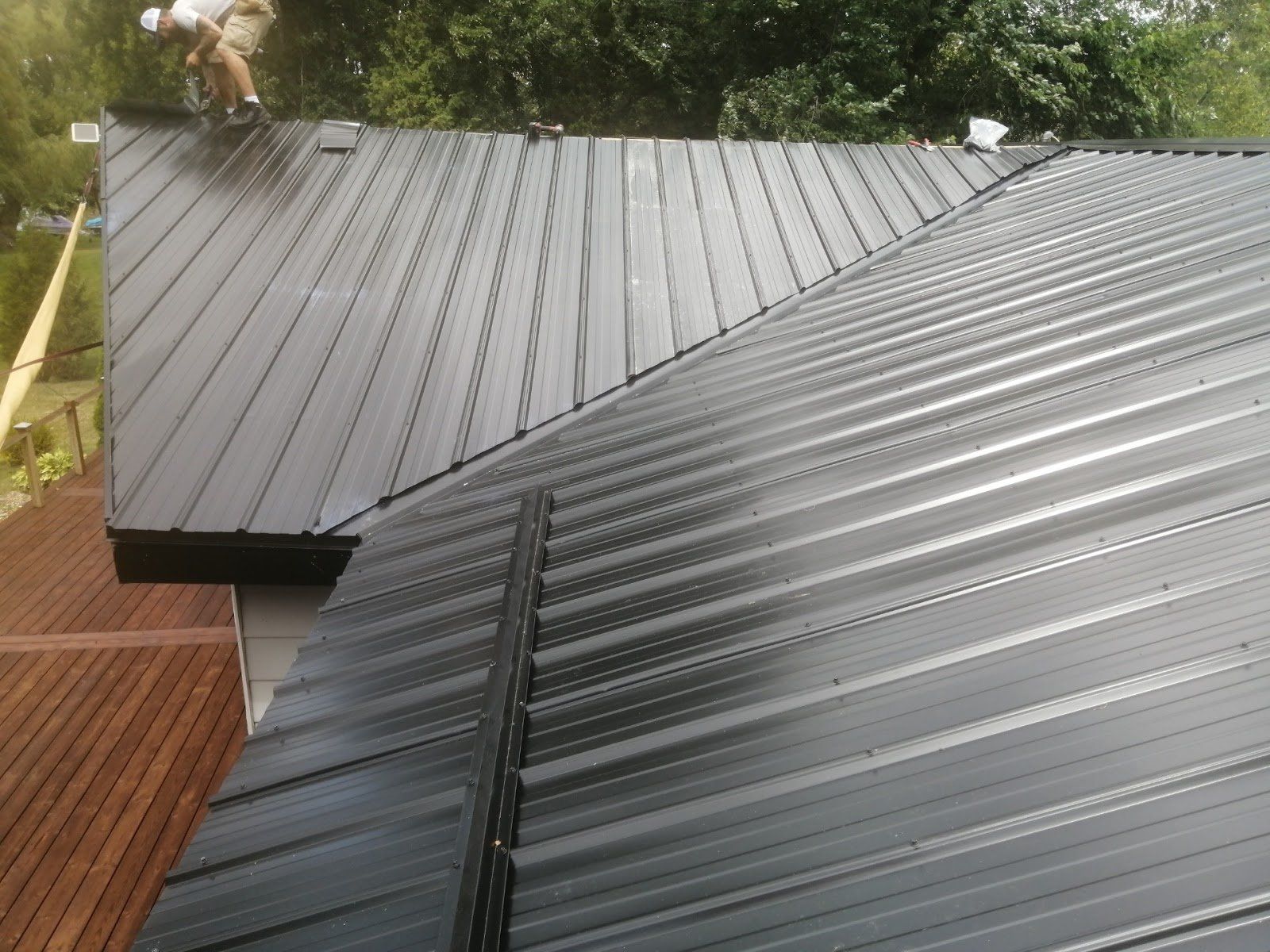 VicWest Charcoal Steel Roof