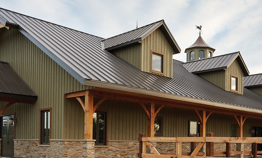 VicWest Charcoal Steel Roof