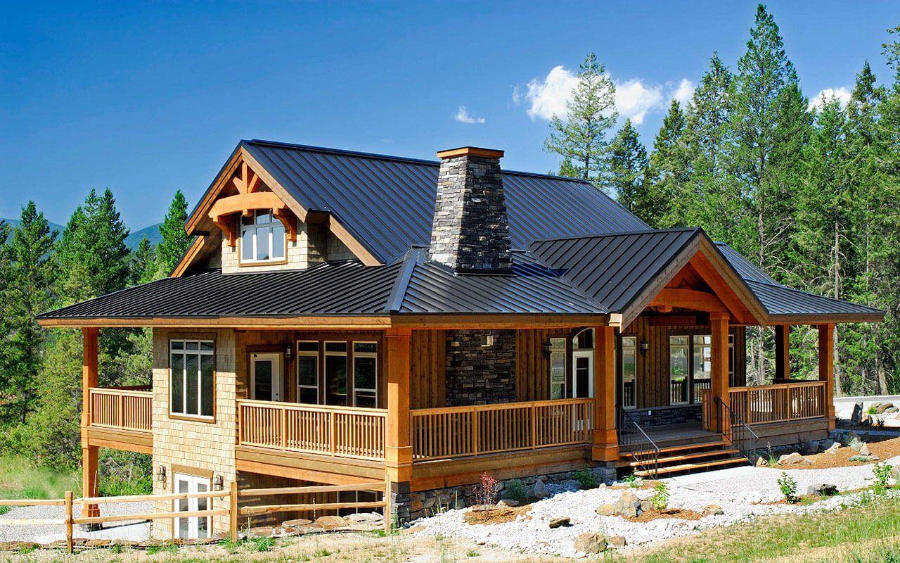 Westman Steel Black Steel Roof