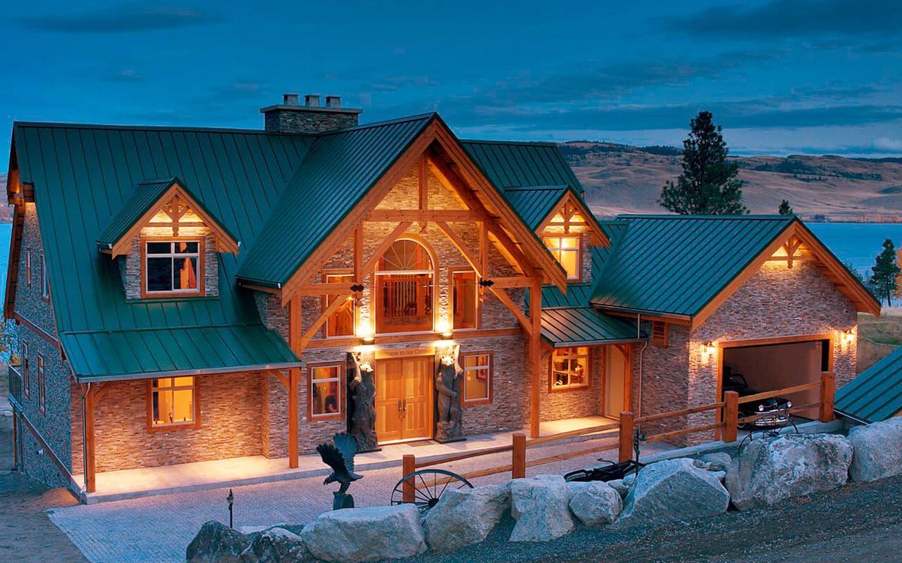 Westman Steel Green Steel Roof