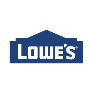 Lowe’s blue and white logo with house-shaped roof icon