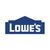 Lowe’s blue and white logo with house-shaped roof icon