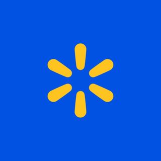 Walmart spark logo on a blue background