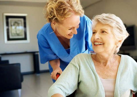 Care Worker with Patient — St. Paul, Minnesota — Care Plus HHA