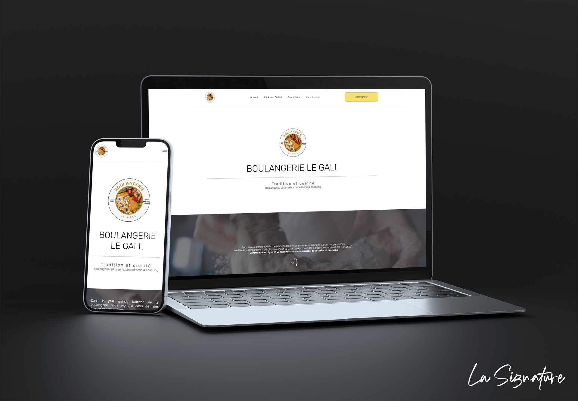 Site web Boulangerie LE GALL