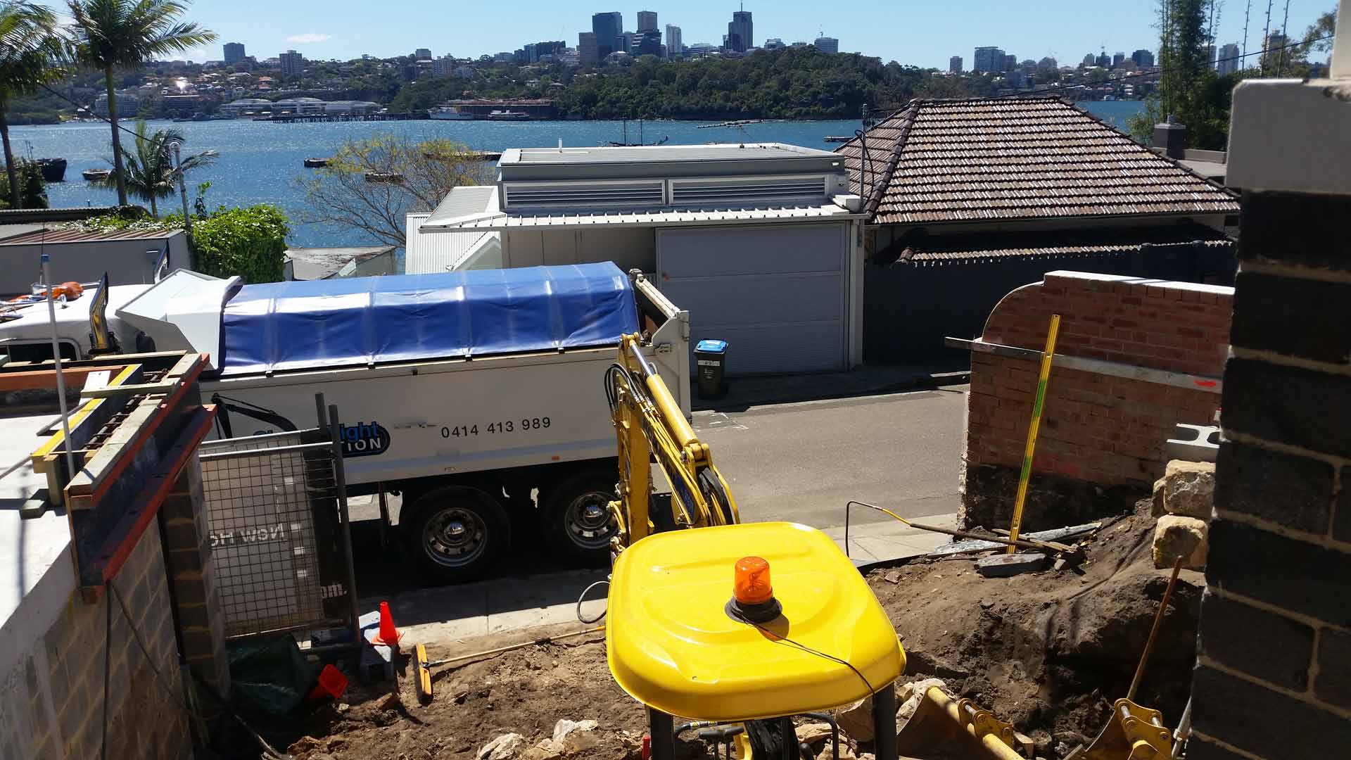 An Excavator and a Truck | Belrose, Nsw | Shane Wight Excavation