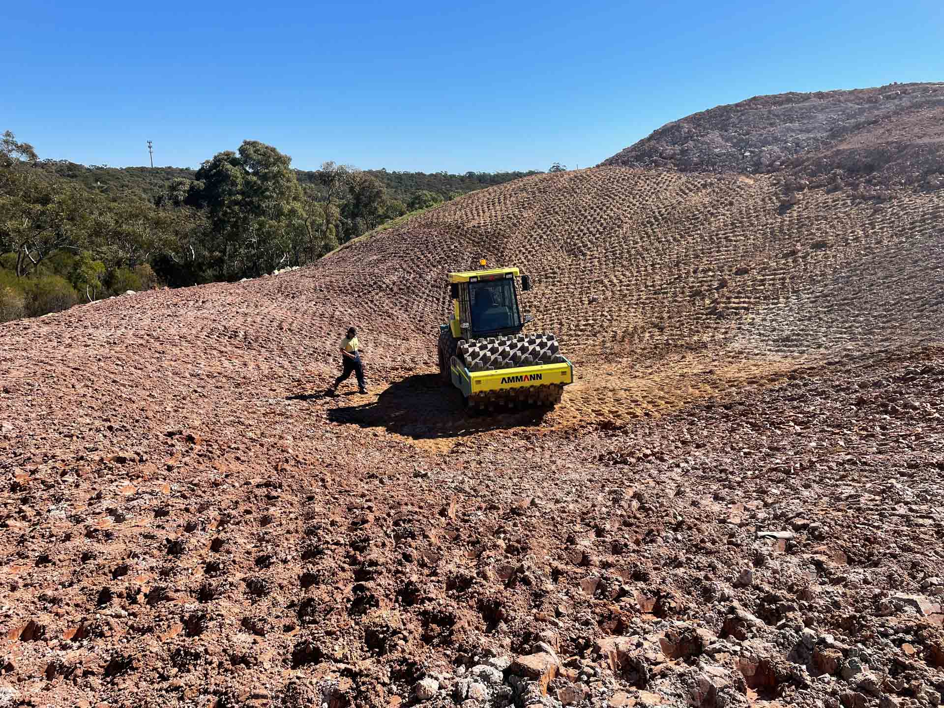 A Road Roller with Spike | Belrose, Nsw | Shane Wight Excavation