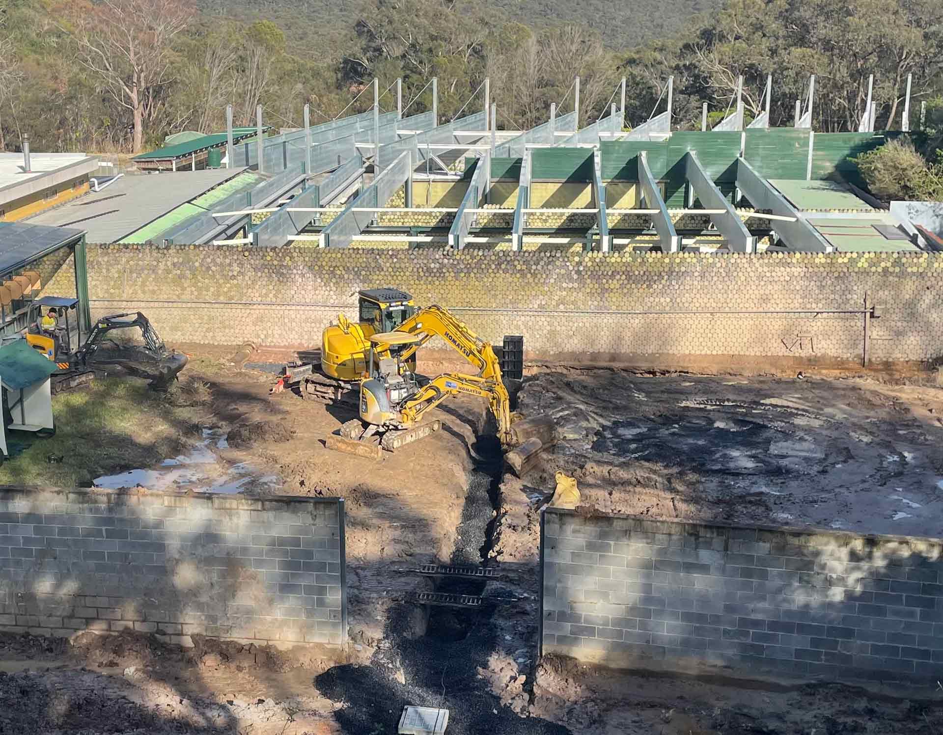 An Excavator on the Construction Site Digging a Soil | Belrose, Nsw | Shane Wight Excavation