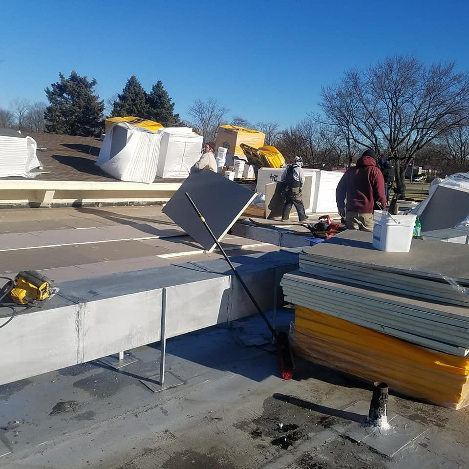Installing Roll Roofing on A Flat Roof – Saline, MI – Diversified Roofing