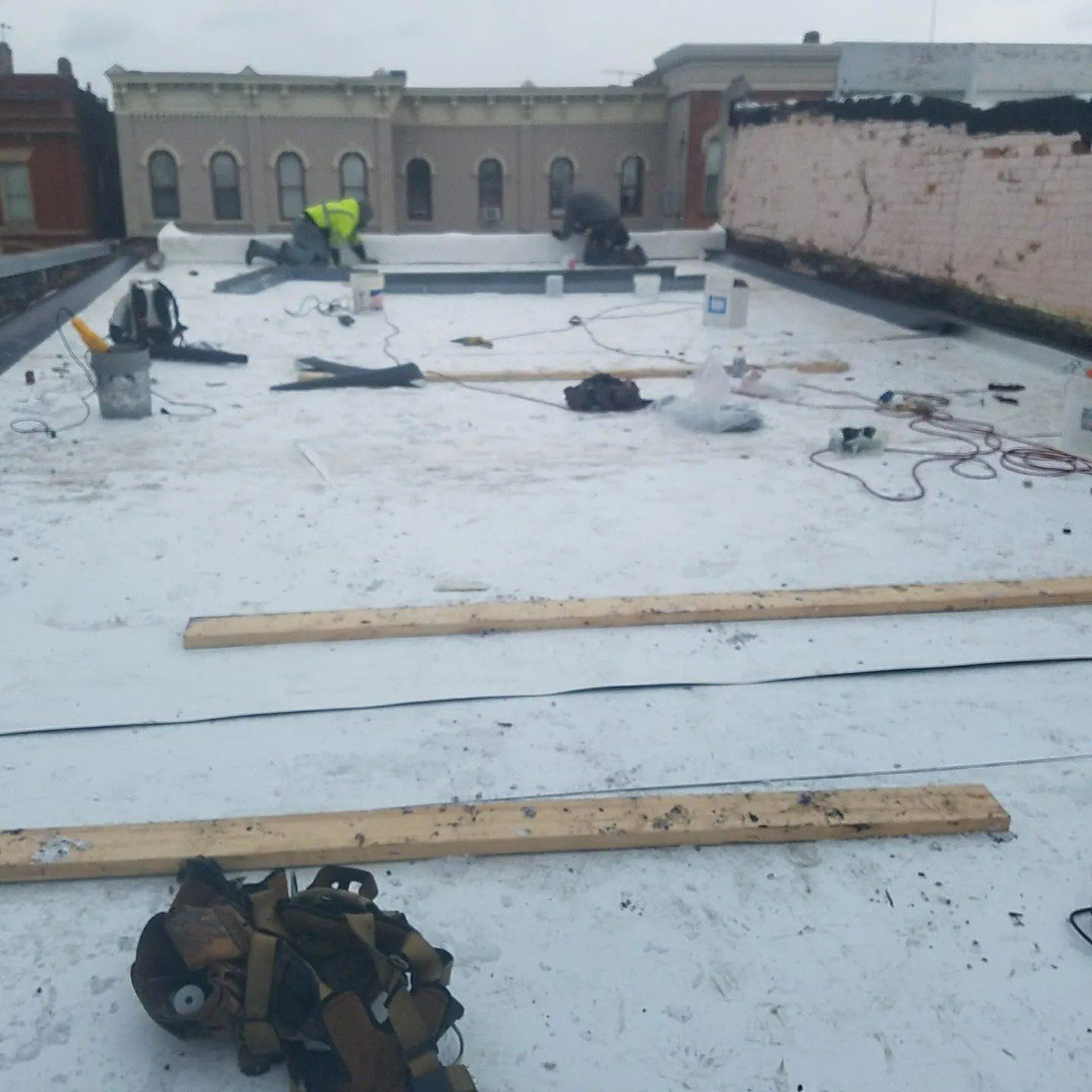 Flat Roof Installation – Saline, MI – Diversified Roofing
