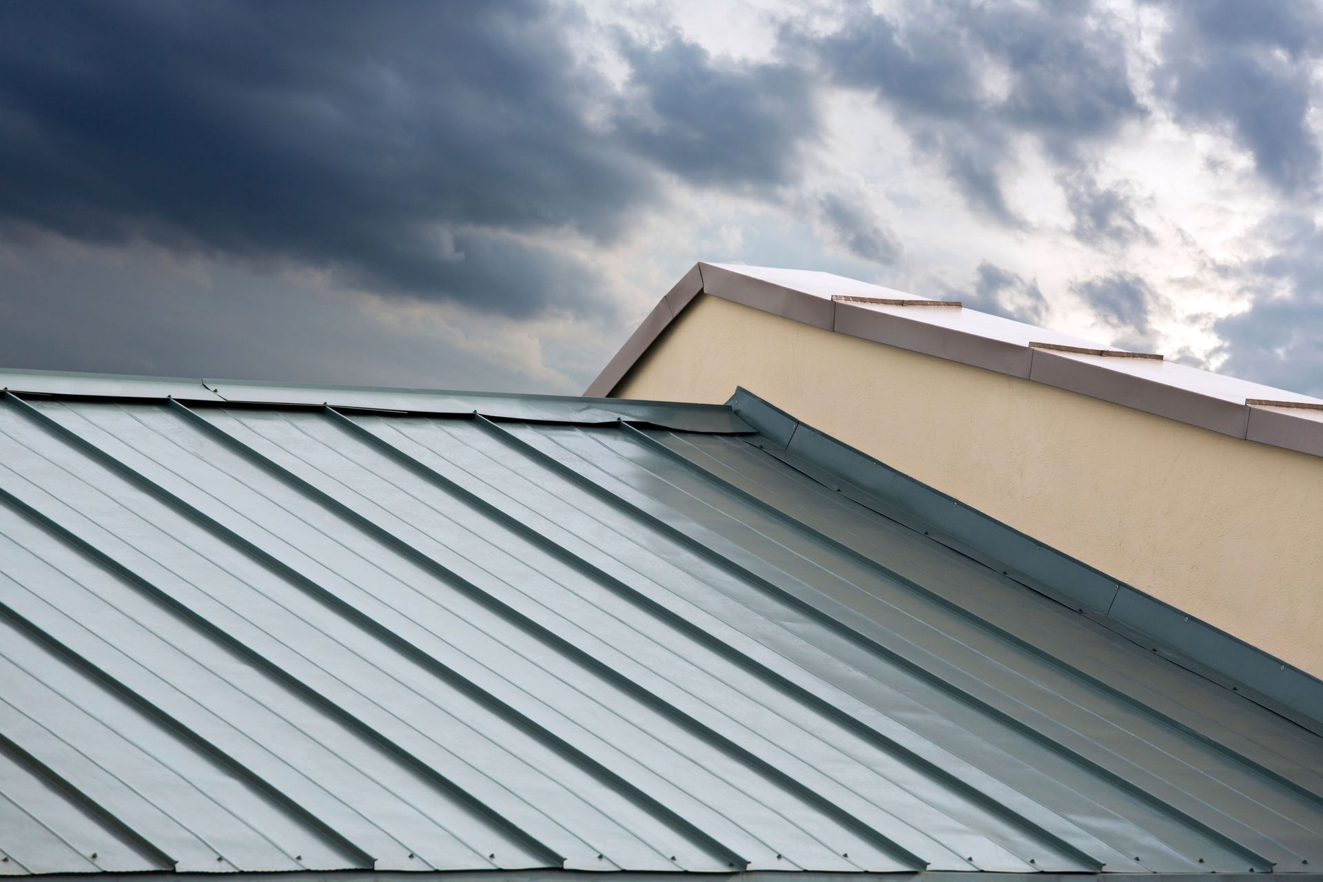 New metal roof installed by Diversified Roofing, offering expert metal roofing services in Ann Arbor