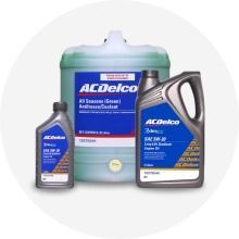 ACDelco Motor Oil and Antifreeze Containers; Green and Blue Labels — FNQ Filters & Parts In Mareeba, QLD