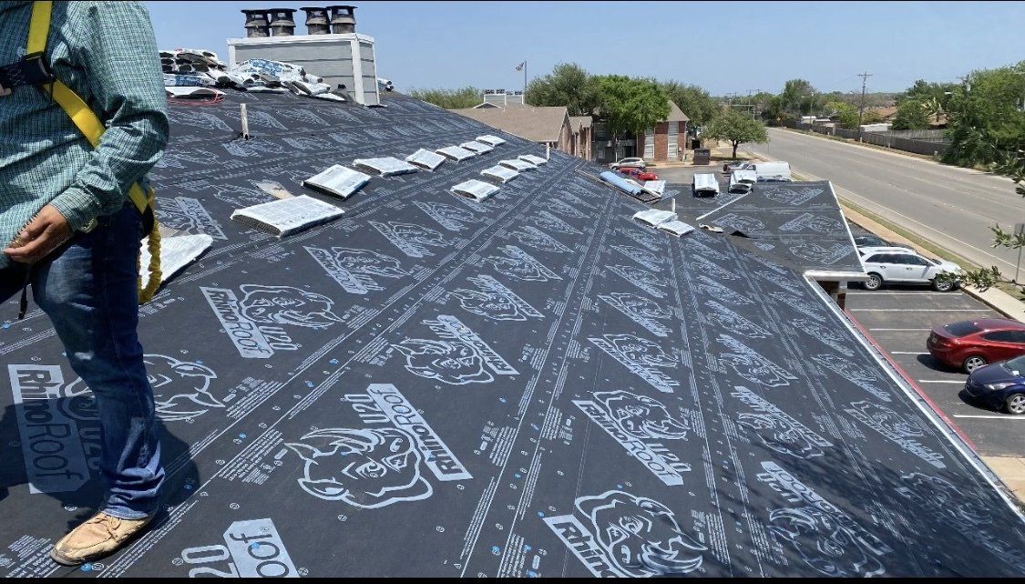 Unfinished Roof Replacement Project in San Angelo and Lubbock, TX