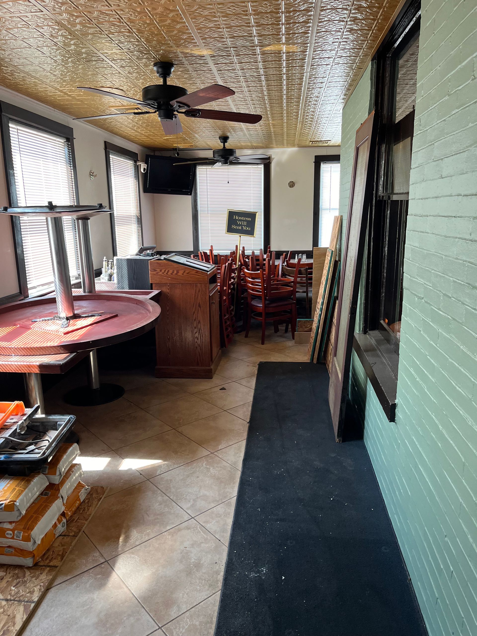 commercial painting before