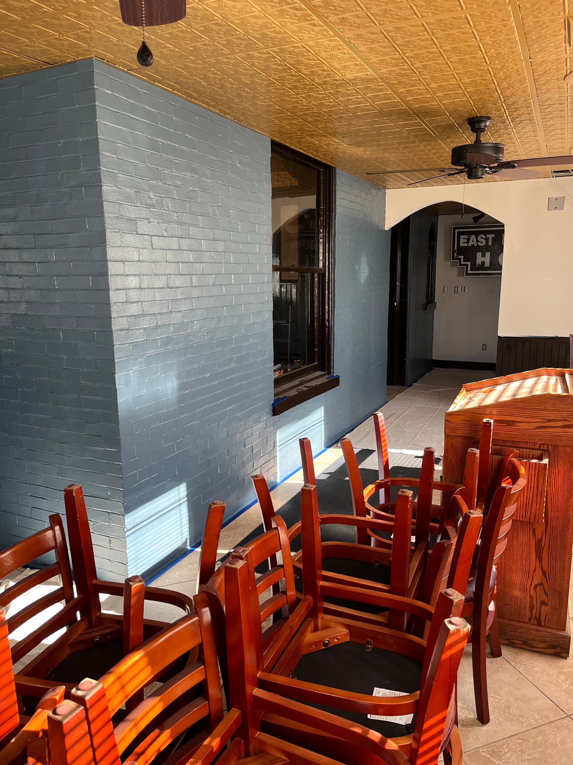 commercial painting after