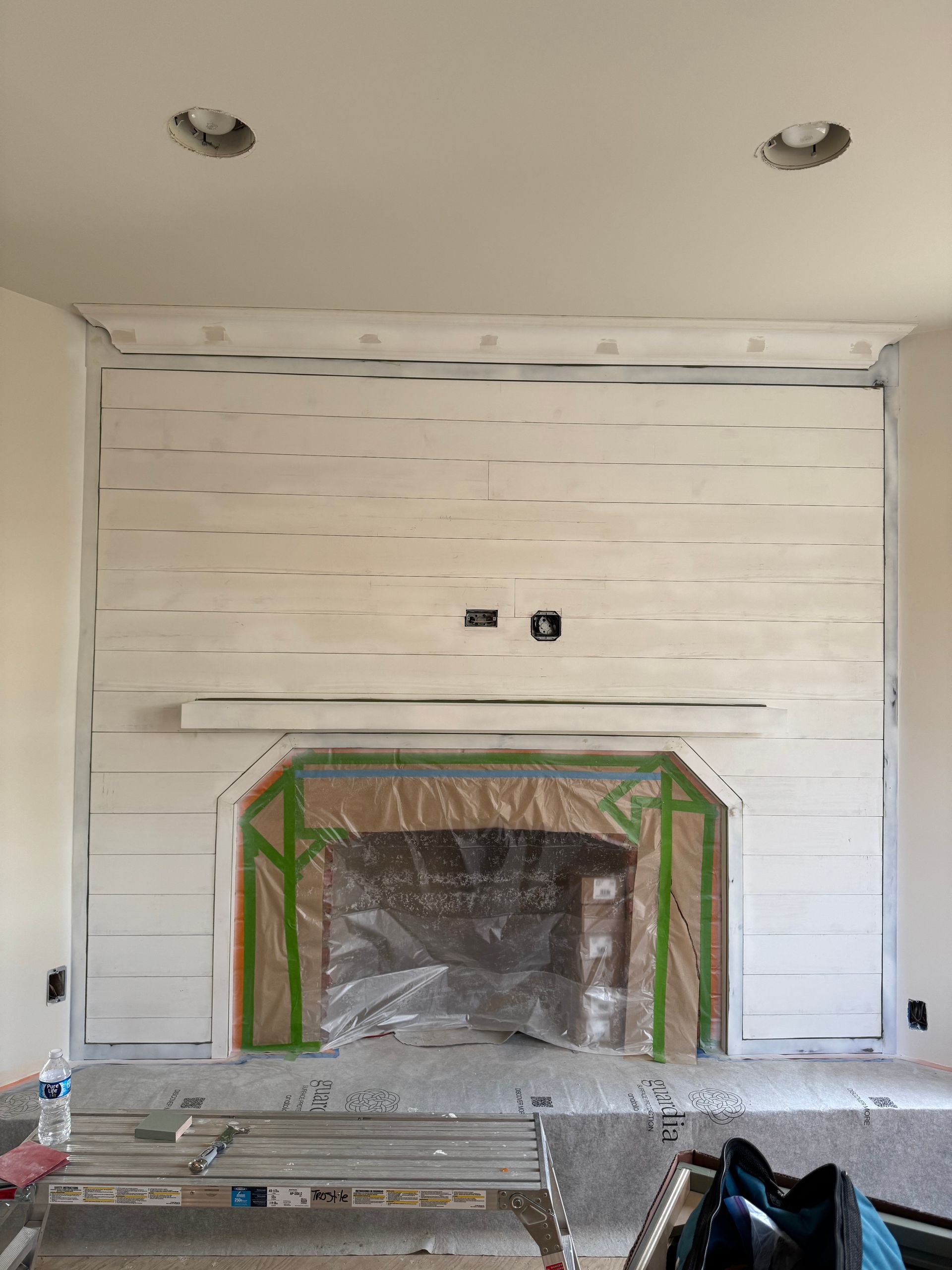 painting before