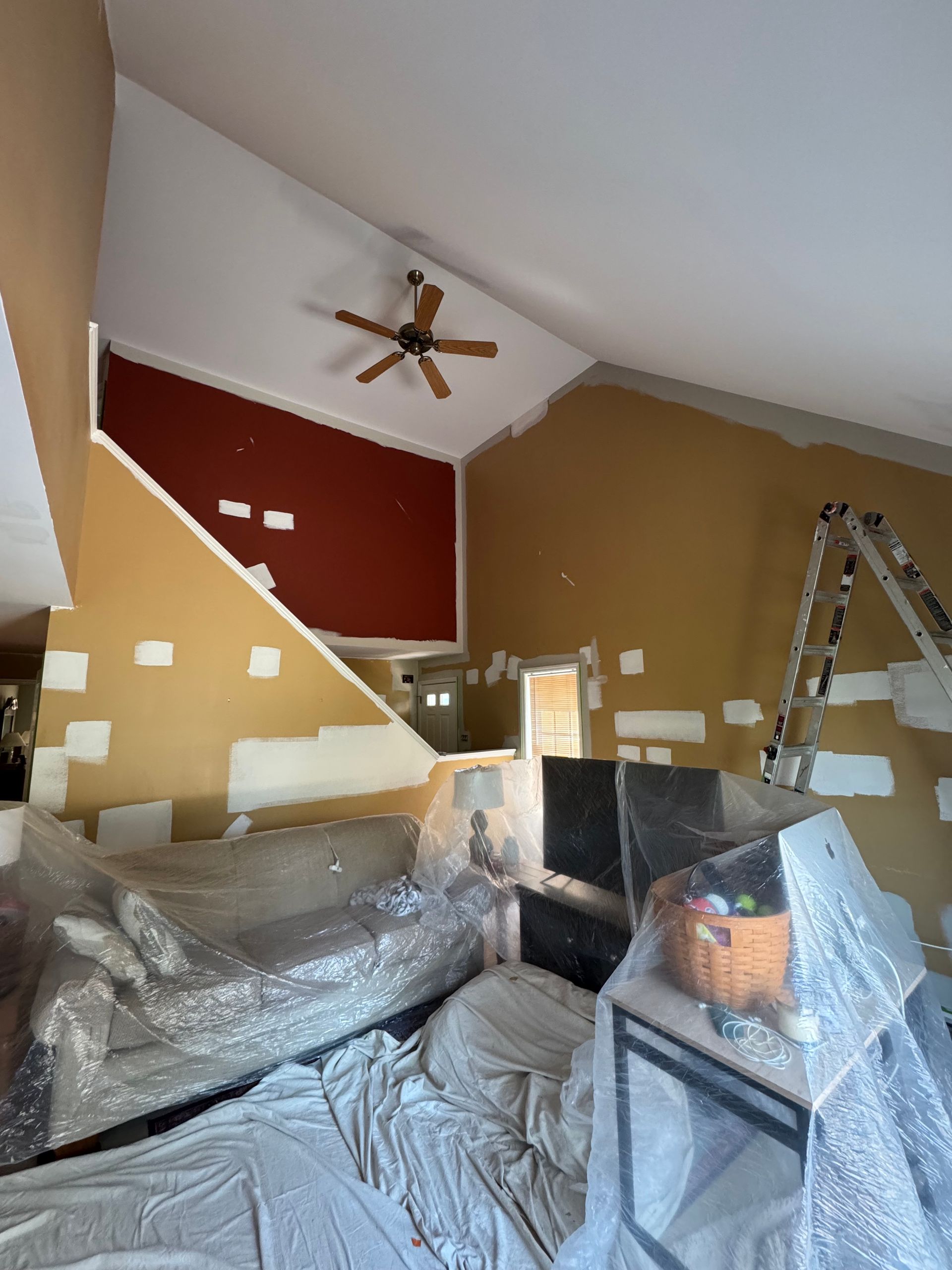 drywall repair before