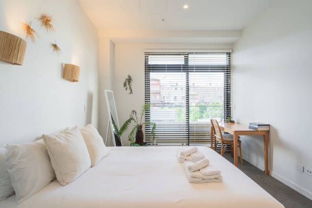 A furnished bedroom.