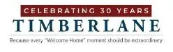 Timberlane logo with “Celebrating 30 Years” banner and tagline “Because every ‘Welcome Home’ moment should be extraordinary”