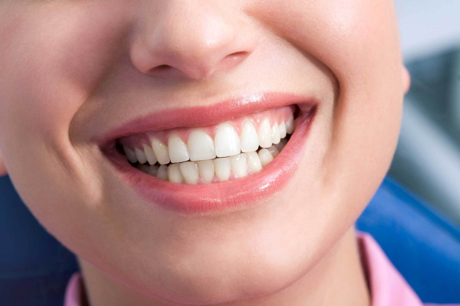 Happy Female Showing Her Healthy Teeth — Sylacauga, AL — O'Brien Family Dentistry