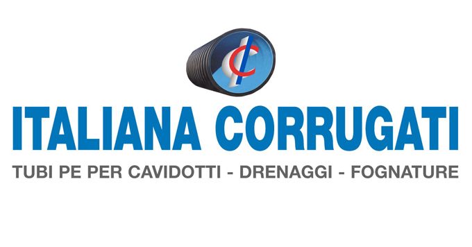 A logo for italiana corrugatti tubi per cavidotti drenaggi fognature