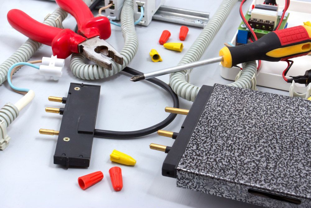 Electric equipment repair — Commercial Electrician in Sawyers Gully NSW