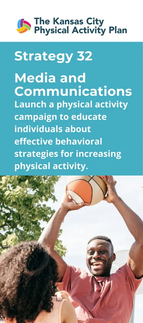 Two people playing basketball outdoors. Text: