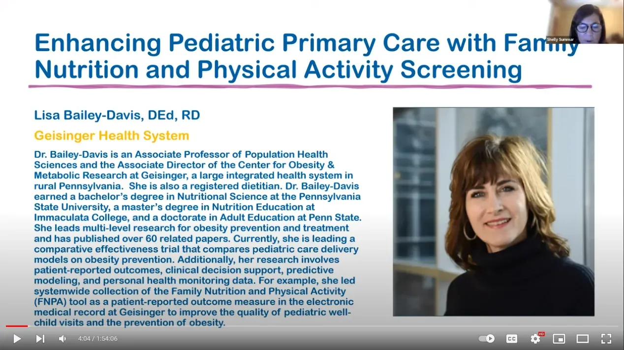 A presentation slide titled: