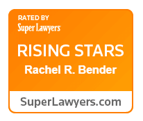 A sticker that says rising stars rachel r. bender on it