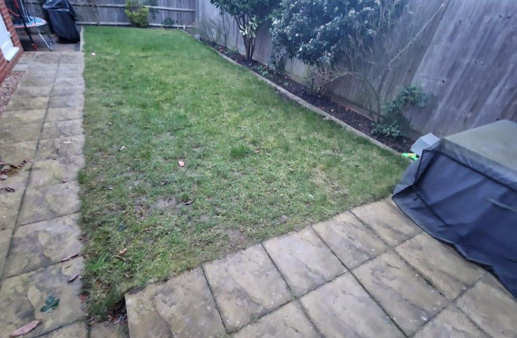 artificial grass reading before fitting of an artificial turf lawn in Reading