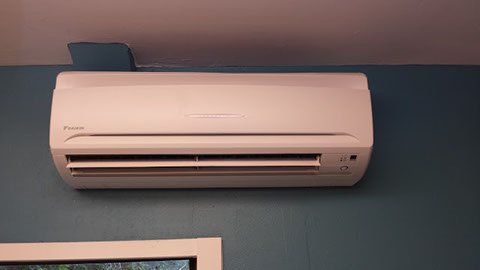 Air Conditioning On Wall — Fort Worth, Texas — Airborn A/C & Heating