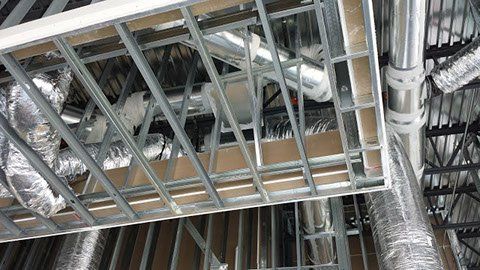 Installing Air Flow Pipes — Fort Worth, Texas — Airborn A/C & Heating