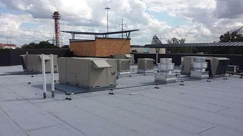 Roof With Cooling System — Fort Worth, Texas — Airborn A/C & Heating