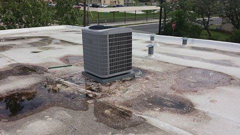 Single Air Conditioner Unit — Fort Worth, Texas — Airborn A/C & Heating