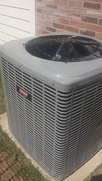 HVAC Unit Beside The House — Fort Worth, Texas — Airborn A/C & Heating