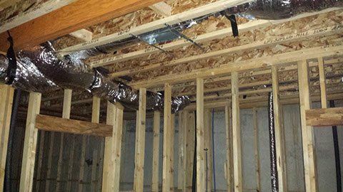 Plastic Pipes Cover With Foil — Fort Worth, Texas — Airborn A/C & Heating