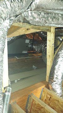 Pipes Cover With Plastic — Fort Worth, Texas — Airborn A/C & Heating