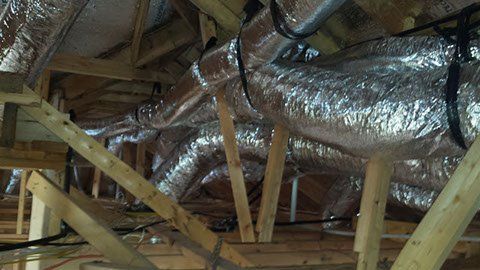 Air Conditioning Pipe With Rope — Fort Worth, Texas — Airborn A/C & Heating
