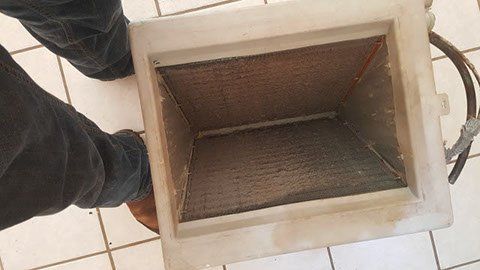 Dirty Cooling System Filter — Fort Worth, Texas — Airborn A/C & Heating