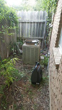 Residential HVAC Outside The House — Fort Worth, Texas — Airborn A/C & Heating
