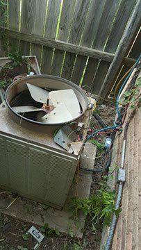 Old HVAC Unit — Fort Worth, Texas — Airborn A/C & Heating