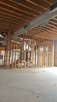 Heat Pipeline Installation On Remodeling House — Fort Worth, Texas — Airborn A/C & Heating