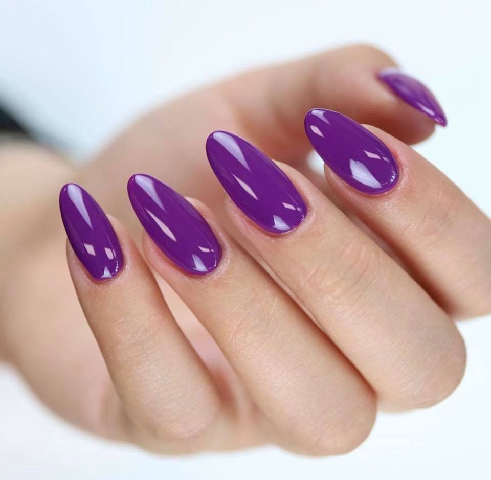 The GelBottle creamy purple manicure from Beautiful beauty salon