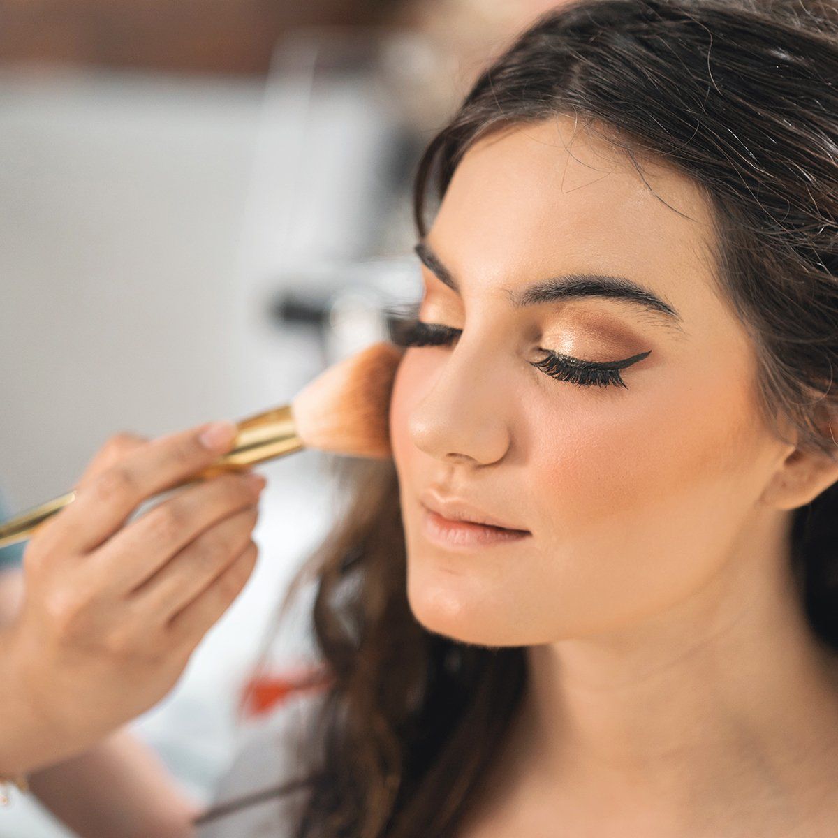 Cheekbone contouring from Beautiful home beauty salon