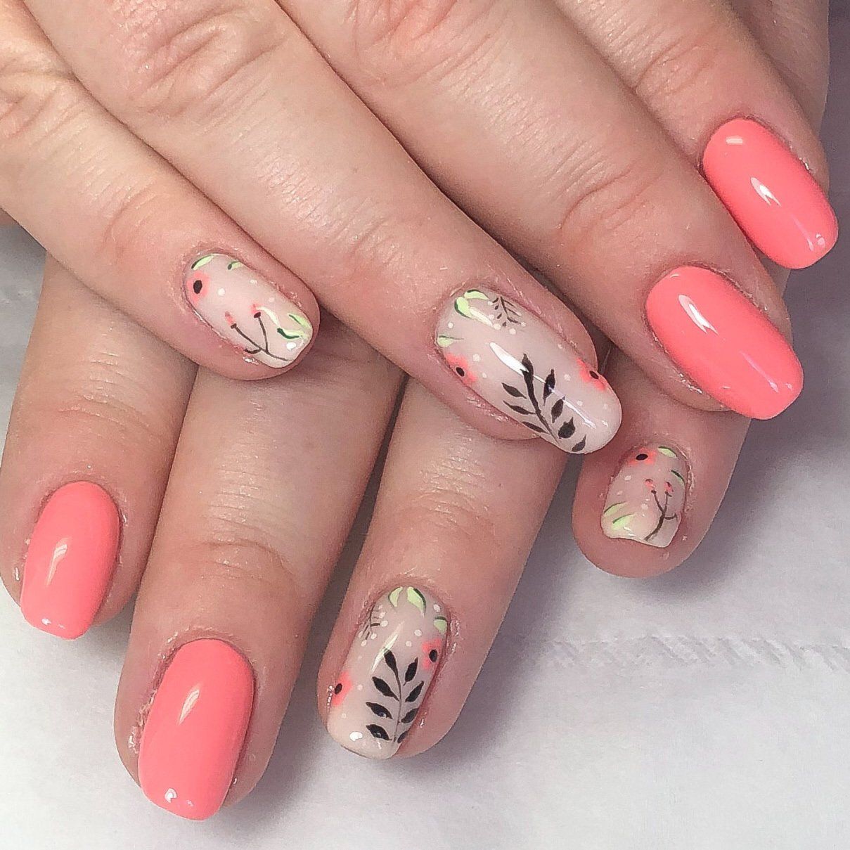 Nail art gel manicure from Beautiful Home Beauty Salon