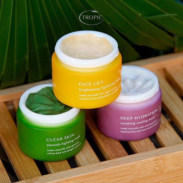 Tropic Masks skincare from Beautiful home salon